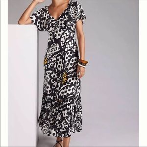 Farm Rio B+W Midi Dress